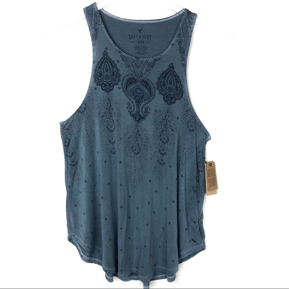 NWT American Eagle Soft and Sexy Turquoise Tank